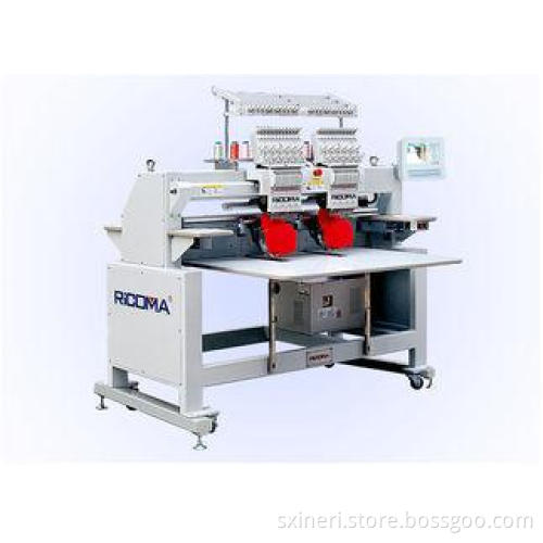 12 needle 2 head Tubular Embroidery machine for Pillow Case